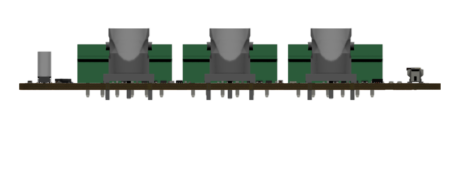 Front elevation, for connector heights