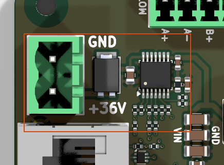hv_input_36V_terminal_2pos_5p08_protected_vertical on the board