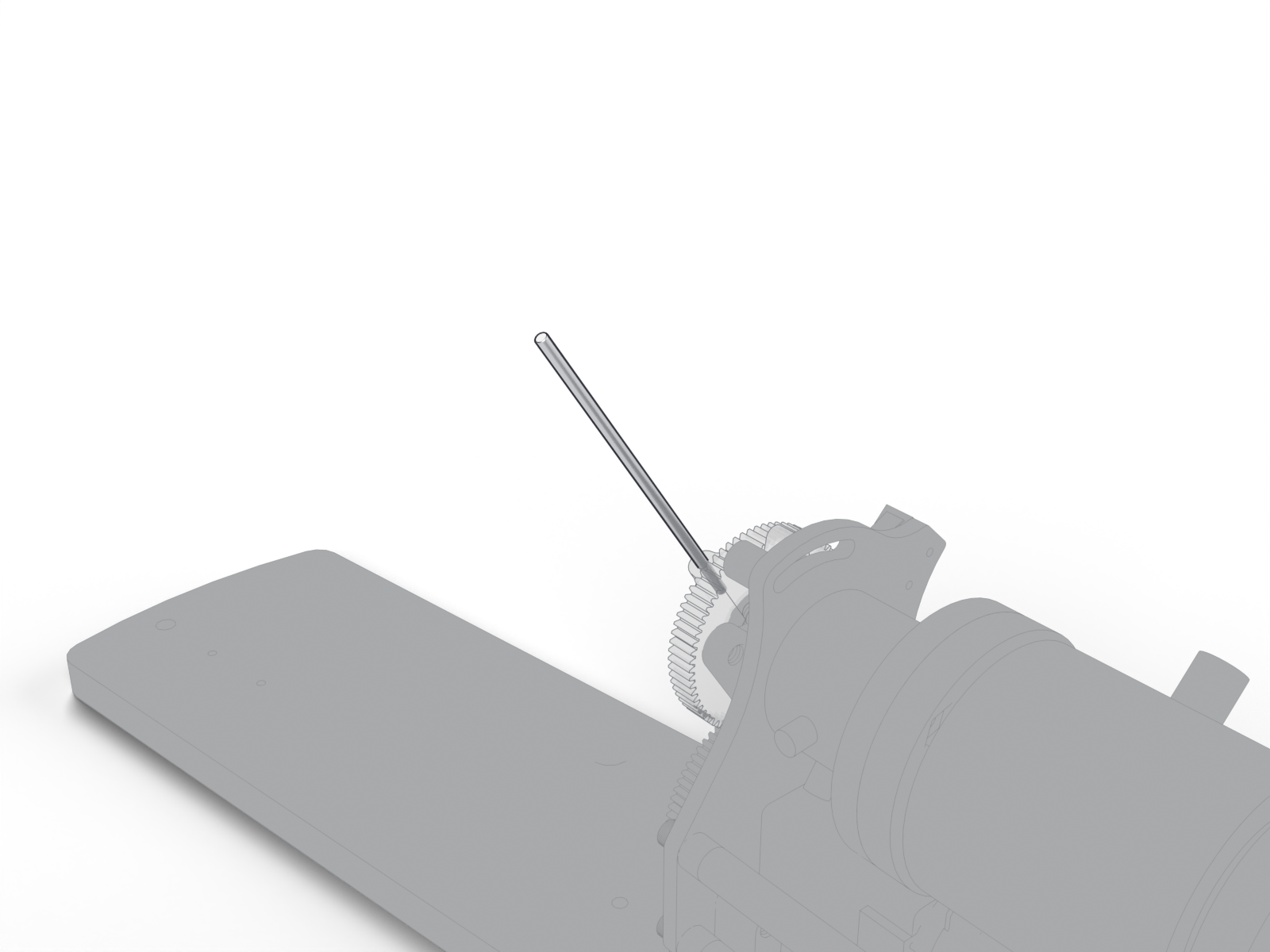 Joystick lever, the rest of the station ghosted