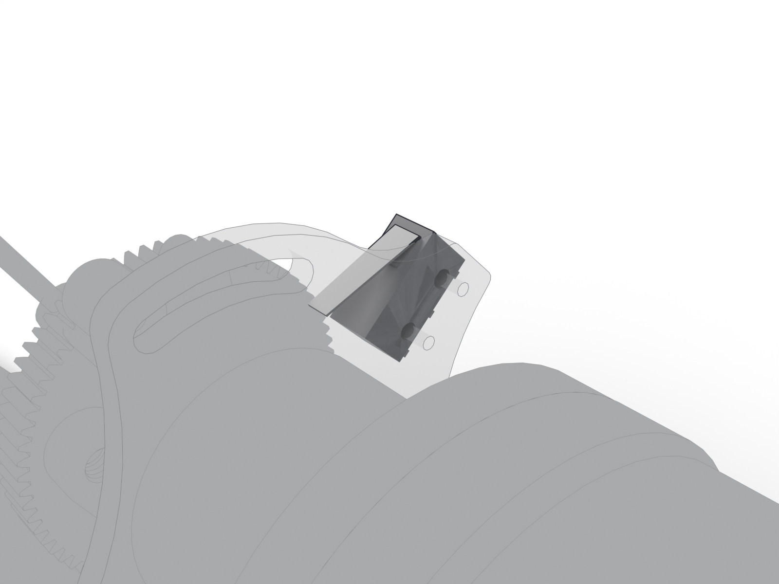 Limit switch, the rest of the station ghosted