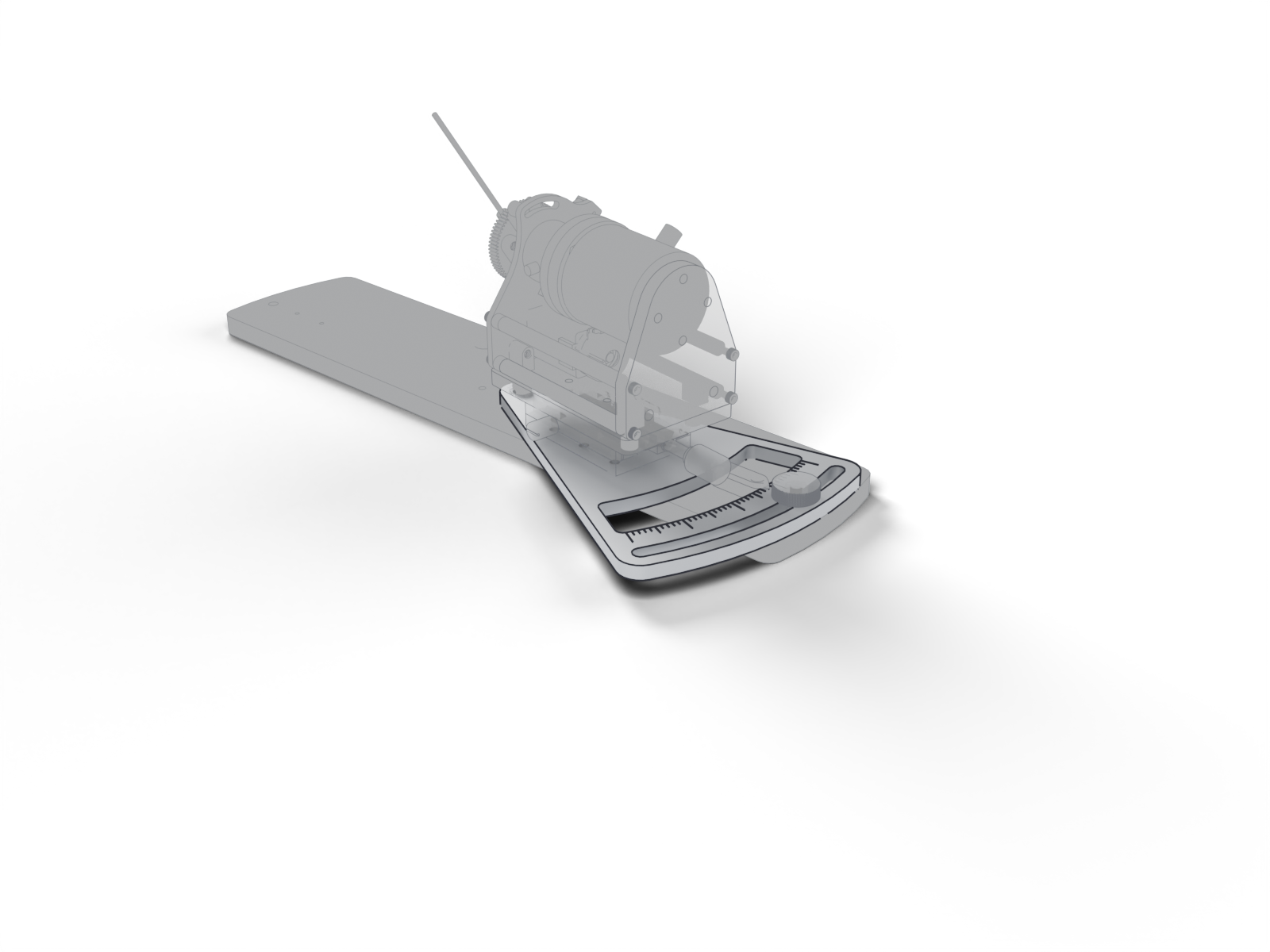 Rotation plate, the rest of the station ghosted