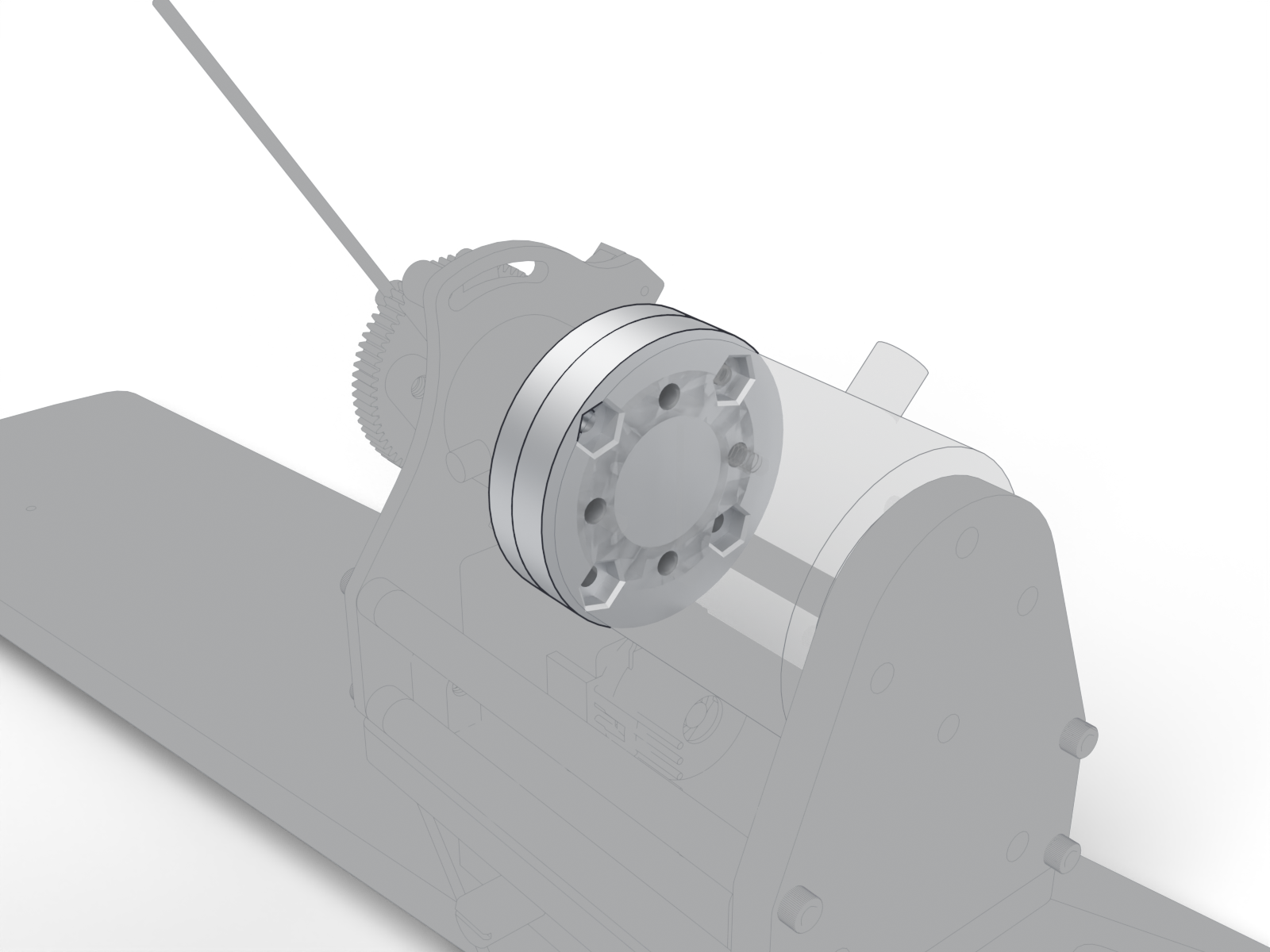 Shaft couplers, the rest of the station ghosted
